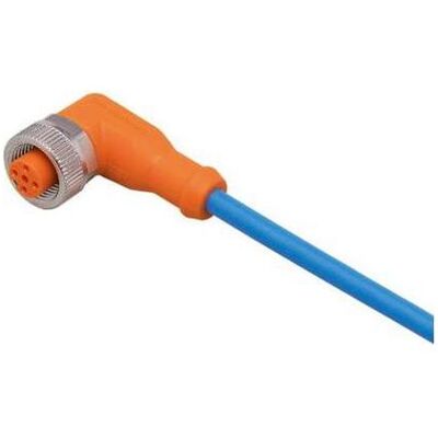 IFM Kabeldose abgewinkelt M12 ENC05A 5-polig DC silikonfrei, Elektronikkabel + Stecker, Orange, Blau IFM Kabeldose abgewinkelt M12 ENC05A 5-polig DC silikonfrei, Elektronikkabel + Stecker, Orange, Blau