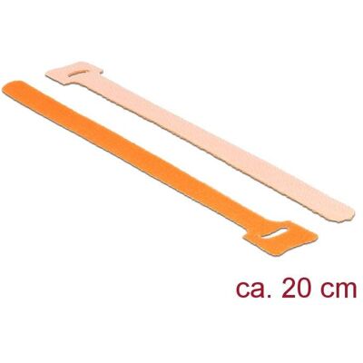 Delock, Kabelbinder, Klettverschluss (Klettkabelbinder, 200 mm, 10 Stk.) Delock, Kabelbinder, Klettverschluss (Klettkabelbinder, 200 mm, 10 Stk.)