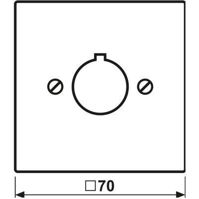 JUNG, Zubehör Schalterprogramm, Einsatz Bohrung 1f LS ws glz Schraubbef LS964 JUNG, Zubehör Schalterprogramm, Einsatz Bohrung 1f LS ws glz Schraubbef LS964