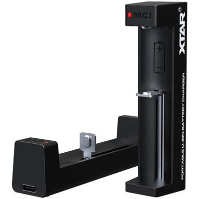 Blow XTAR MC1 Ladegerät für 18650 21700 Akkus (1 Stk., Ladegerät ohne Akku), Akku Ladegerät Blow XTAR MC1 Ladegerät für 18650 21700 Akkus (1 Stk., Ladegerät ohne Akku), Akku Ladegerät