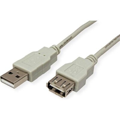 Kolink Secomp Cavo Usb 2.0 A-A M/F Beige (3 m, USB 2.0), USB Kabel Kolink Secomp Cavo Usb 2.0 A-A M/F Beige (3 m, USB 2.0), USB Kabel