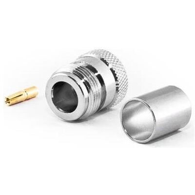Varia N-Buchse für HDF400 Kabel, Crimp Version, Elektronikkabel + Stecker Varia N-Buchse für HDF400 Kabel, Crimp Version, Elektronikkabel + Stecker