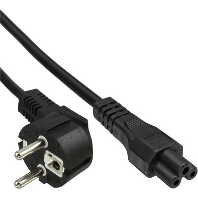 InLine 35er B-Pack Netzkabel für Noteb., Schutzk. gew. / 3pol Kuppl. schwarz 2m (2 m), Stromkabel, Schwarz InLine 35er B-Pack Netzkabel für Noteb., Schutzk. gew. / 3pol Kuppl. schwarz 2m (2 m), Stromkabel, Schwarz