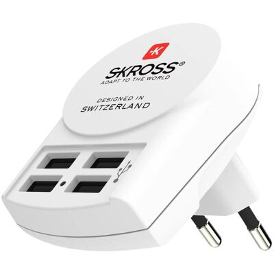 Skross, Reiseadapter, Reisenetzteil 1.302422 4800 mA, 5 V Skross, Reiseadapter, Reisenetzteil 1.302422 4800 mA, 5 V