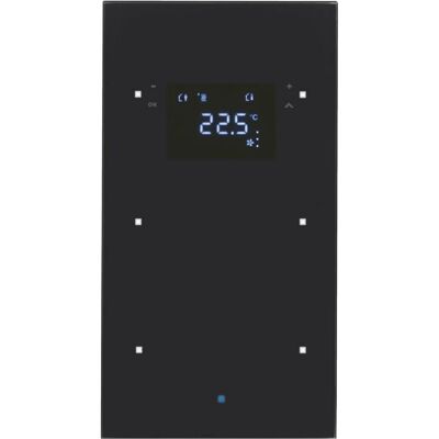 Berker, Zubehör Schalterprogramm, Glas-Sensor 2fach mit Raum 75642035 Berker, Zubehör Schalterprogramm, Glas-Sensor 2fach mit Raum 75642035