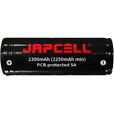 Japcell 18500 Li-ion 2300mAh wiederaufladbare Batterie (1 Stk., 18500, 2300 mAh), Batterien + Akkus Japcell 18500 Li-ion 2300mAh wiederaufladbare Batterie (1 Stk., 18500, 2300 mAh), Batterien + Akkus