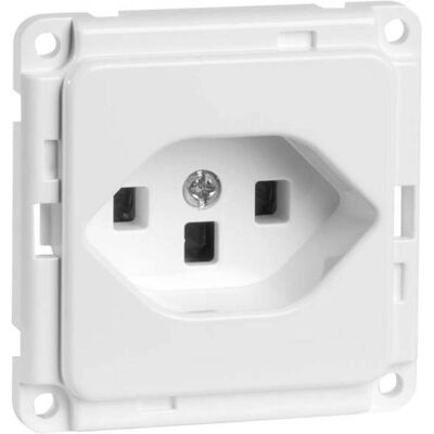 Peha D 6771/16.02 CH-S Schweizer Steckdose - 16A 250V, Weiß, Ohne Abdeckung Peha D 6771/16.02 CH-S Schweizer Steckdose - 16A 250V, Weiß, Ohne Abdeckung