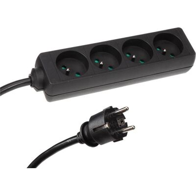 HQ Power, Steckdosenleiste, 4-FACH-STECKDOSENLEISTE MIT SCHRUMPFSCHLAUCH - 3G2.5 - 1.5 m - STECKER-TYP E (FRANZÖSISCHES SYSTEM) (4x, CEE 7/5, 1.50 m) HQ Power, Steckdosenleiste, 4-FACH-STECKDOSENLEISTE MIT SCHRUMPFSCHLAUCH - 3G2.5 - 1.5 m - STECKER-TYP E (FRANZÖSISCHES SYSTEM) (4x, CEE 7/5, 1.50 m)