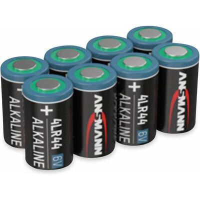 Ansmann ANS 1520-0014 - Alkaline Batterie 4LR44 8er-Pack - Batterie - 4LR 44 (8 Stk., LR44), Batterien + Akkus Ansmann ANS 1520-0014 - Alkaline Batterie 4LR44 8er-Pack - Batterie - 4LR 44 (8 Stk., LR44), Batterien + Akkus
