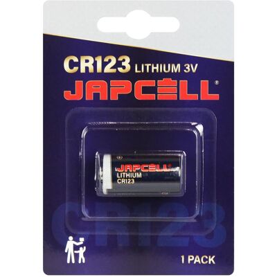 JAPCELL Lithium CR123 Batterie - 1 Stück JAPCELL Lithium CR123 Batterie - 1 Stück