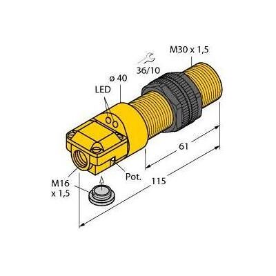 Turck TURC BC10-P30SR-VP4X2/3GD Kapazitiver Sensor ATEX Konformitätserklärung 3146M, Elektronikzubehör + Gehäuse Turck TURC BC10-P30SR-VP4X2/3GD Kapazitiver Sensor ATEX Konformitätserklärung 3146M, Elektronikzubehör + Gehäuse