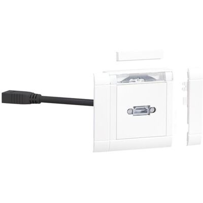 Hager TEH GMSET019016 HDMI Front Set - Elektronikzubehör Hager TEH GMSET019016 HDMI Front Set - Elektronikzubehör
