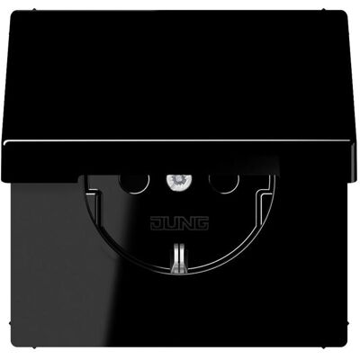 JUNG LS 1520 BFKL SW - Schuko-Steckdose - IP44 - Glänzend JUNG LS 1520 BFKL SW - Schuko-Steckdose - IP44 - Glänzend
