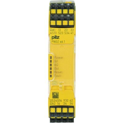 Pilz 751156 PNOZ s6.1 C 48-240VACDC 3 n/o 1 n/c, Relais Pilz 751156 PNOZ s6.1 C 48-240VACDC 3 n/o 1 n/c, Relais