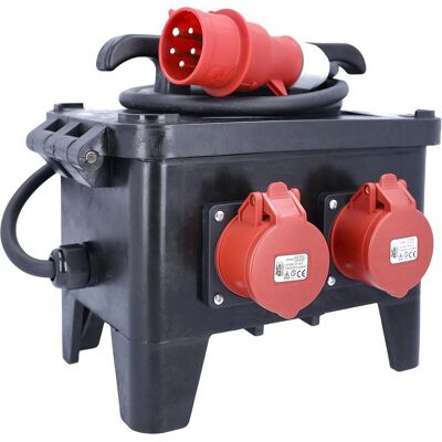 As - Schwabe, Baustromverteiler, Vollgummi CEE Baustromverteiler (6x, CEE 16/5, Typ 23) As - Schwabe, Baustromverteiler, Vollgummi CEE Baustromverteiler (6x, CEE 16/5, Typ 23)