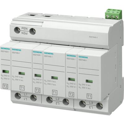 Siemens Überspannungsschutz 5SD7443-1 - 50kA, 350V, Hutschiene Siemens Überspannungsschutz 5SD7443-1 - 50kA, 350V, Hutschiene