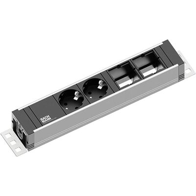 Bachmann, Steckdosenleiste, UNIVERSAL 4-fach Steckdosenleiste 2x Steckdose 2x CM (922.0858) (2x) Bachmann, Steckdosenleiste, UNIVERSAL 4-fach Steckdosenleiste 2x Steckdose 2x CM (922.0858) (2x)
