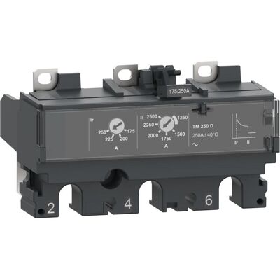 Schneider Electric C253TM250 - Thermomagnetischer Relais - 250A - 3P - Verteilungsanwendung Schneider Electric C253TM250 - Thermomagnetischer Relais - 250A - 3P - Verteilungsanwendung