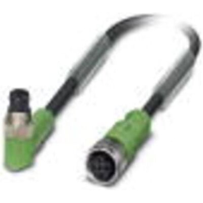 Phoenix Contact Contact 1682391 Sensor-/Aktuatorkabel 0,6 m, Elektronikkabel + Stecker, Schwarz Phoenix Contact Contact 1682391 Sensor-/Aktuatorkabel 0,6 m, Elektronikkabel + Stecker, Schwarz