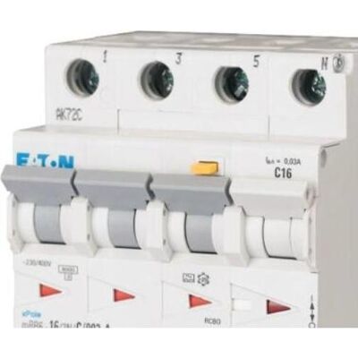 Eaton 167508 - Leitungsschutzschalter & FI/LS - C-Charakteristik - 32A Eaton 167508 - Leitungsschutzschalter & FI/LS - C-Charakteristik - 32A