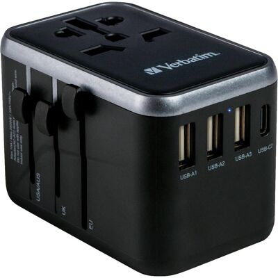 Verbatim Reiseadapter, Universal Travel Adapter Verbatim Reiseadapter, Universal Travel Adapter
