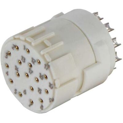 Harting Kontakteinsatz-Buchse, Elektronikkabel + Stecker, Weiss Harting Kontakteinsatz-Buchse, Elektronikkabel + Stecker, Weiss