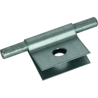 Dehn Klemmschuh St/tZn m. Bohrung D 11mm f. 345008 (Stecker und Verbinder), SAT Zubehör, Silber Dehn Klemmschuh St/tZn m. Bohrung D 11mm f. 345008 (Stecker und Verbinder), SAT Zubehör, Silber