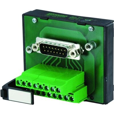Murr Elektronik SV-SUB D 15Bu.-KL Übergabebaustein 125 VAC/DC 2 A Tragschiene Schraubklemmen, Elektronikkabel + Stecker Murr Elektronik SV-SUB D 15Bu.-KL Übergabebaustein 125 VAC/DC 2 A Tragschiene Schraubklemmen, Elektronikkabel + Stecker