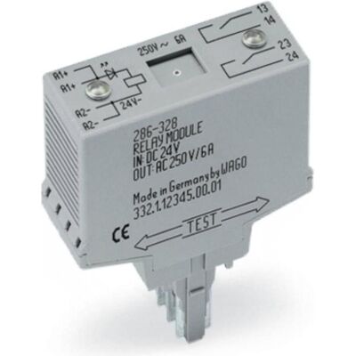 WAGO - 286-328/004-000 - 24 VDC - 2 NO - Relais WAGO - 286-328/004-000 - 24 VDC - 2 NO - Relais