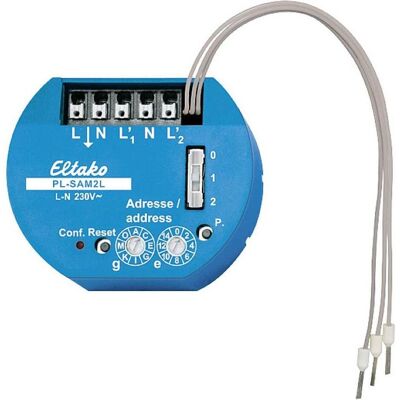 Eltako, Aktor, ELT PL-SAM2L Powerline-Aktor 2 Kanäle (Schaltaktor) Eltako, Aktor, ELT PL-SAM2L Powerline-Aktor 2 Kanäle (Schaltaktor)