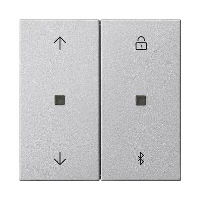Gira Bluetooth 2-fach Alu Zeitschaltuhr & Schalter - System 3000 Gira Bluetooth 2-fach Alu Zeitschaltuhr & Schalter - System 3000
