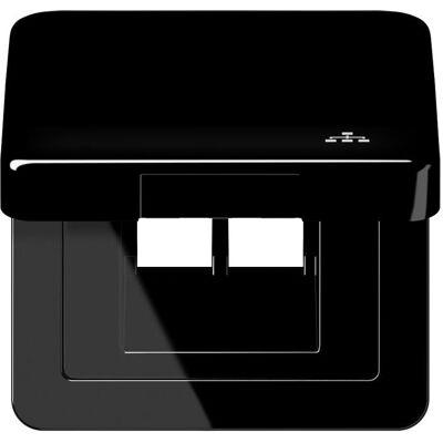 JUNG, Zubehör Schalterprogramm, Vollplatte UAE/IAE 2f CD sw glz CD590KLLANSW JUNG, Zubehör Schalterprogramm, Vollplatte UAE/IAE 2f CD sw glz CD590KLLANSW