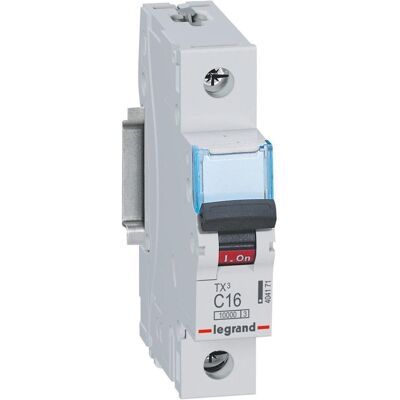 Legrand, Schutzschalter, Leitungsschutzschalter Tx3 404171 Ls C16A 1P 10Ka 1M 404171 Legrand, Schutzschalter, Leitungsschutzschalter Tx3 404171 Ls C16A 1P 10Ka 1M 404171
