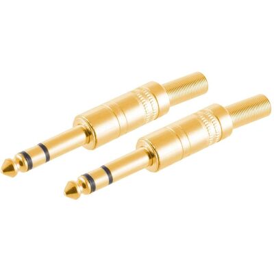 Shiverpeaks BS50200-G2 Drahtverbinder 6.3 mm Gold, Elektronikkabel + Stecker, Gold Shiverpeaks BS50200-G2 Drahtverbinder 6.3 mm Gold, Elektronikkabel + Stecker, Gold