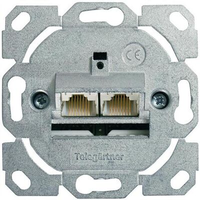 Telegärtner, Steckdose, AMJ45 8/8 Up/0 Cat.5e o. Telegärtner, Steckdose, AMJ45 8/8 Up/0 Cat.5e o.