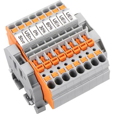 Wago Relaisklemmenleiste, Elektronikkabel + Stecker, Grau Wago Relaisklemmenleiste, Elektronikkabel + Stecker, Grau