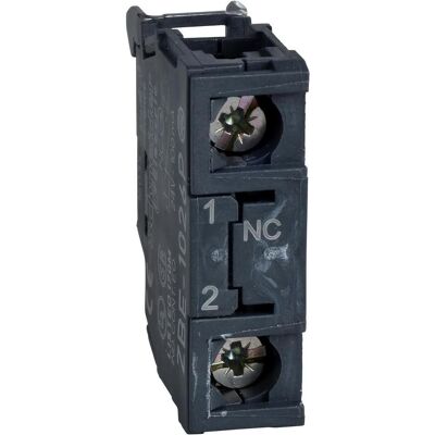 Schneider Electric Switch 1 N/C Contact for pushbutton, Schalter + Taster, Schwarz Schneider Electric Switch 1 N/C Contact for pushbutton, Schalter + Taster, Schwarz