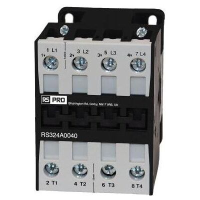 RS PRO Leistungsschütz 110 V-Spule, 3 400 V / 24 A 11 kW, Relais RS PRO Leistungsschütz 110 V-Spule, 3 400 V / 24 A 11 kW, Relais