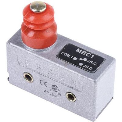 RS PRO Mikroschalter SP-CO IP54 - Metallgehäuse, 15A RS PRO Mikroschalter SP-CO IP54 - Metallgehäuse, 15A