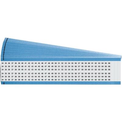 Brady, Kabelverbindung Zubehör, WM-34-66-PK, B-500, Drahtmarkierer, Vinyl, Weiss, 38mm (25 Karten á 33 Etik.) Brady, Kabelverbindung Zubehör, WM-34-66-PK, B-500, Drahtmarkierer, Vinyl, Weiss, 38mm (25 Karten á 33 Etik.)