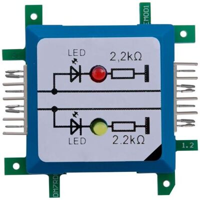 Allnet BrickRknowledge Dual-LED auf Masse, Rot / Gelb / Signal durchverbunden (Diverse), Elektronikmodul Allnet BrickRknowledge Dual-LED auf Masse, Rot / Gelb / Signal durchverbunden (Diverse), Elektronikmodul
