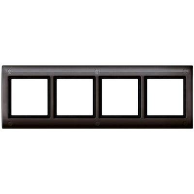 Merten, Zubehör Schalterprogramm, Rahmen 4f dkl-br glz AQUADESIGN Kst 401415 Merten, Zubehör Schalterprogramm, Rahmen 4f dkl-br glz AQUADESIGN Kst 401415