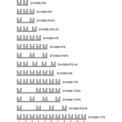 Eaton, Systemstromversorgung, Phasenschiene, 4Ph, 16qmm, Gabel, 4TE 263964 Eaton, Systemstromversorgung, Phasenschiene, 4Ph, 16qmm, Gabel, 4TE 263964