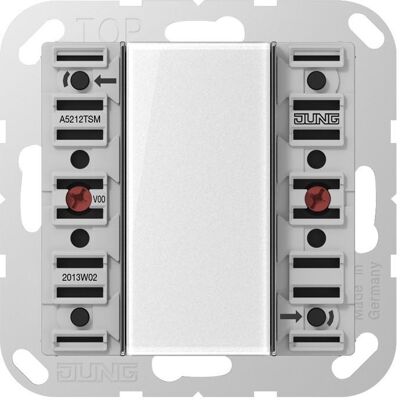 JUNG, Zubehör Schalterprogramm, Tastsensor KNX AS/A UP perlmutt 1f 2pkt A5212TSM JUNG, Zubehör Schalterprogramm, Tastsensor KNX AS/A UP perlmutt 1f 2pkt A5212TSM