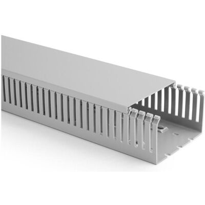 HellermannTyton, Leitungsführung, Verdrahtungskanal 60x80mm, 2m PVC HTWD-PN-60X80 (200 cm) HellermannTyton, Leitungsführung, Verdrahtungskanal 60x80mm, 2m PVC HTWD-PN-60X80 (200 cm)