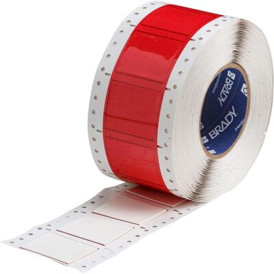 Brady, Etikettenrolle, HX-1000-2-WT, B-7642, Heatex Schrumpfschlauch 2:1, Weiss, 50 x 41,5mm, für Kabeldurchmesser v Brady, Etikettenrolle, HX-1000-2-WT, B-7642, Heatex Schrumpfschlauch 2:1, Weiss, 50 x 41,5mm, für Kabeldurchmesser v