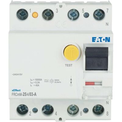 Eaton 25A 4p Typ A FI-Schalter - Fehlerstromschutzschalter Eaton 25A 4p Typ A FI-Schalter - Fehlerstromschutzschalter