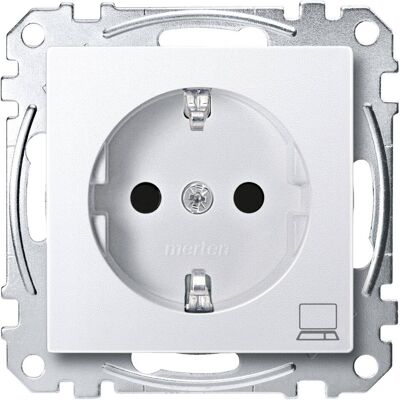 Merten, Steckdose, SCHUKO-Steckdose mit Kennz. Computer, MEG2350-0419 Merten, Steckdose, SCHUKO-Steckdose mit Kennz. Computer, MEG2350-0419