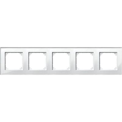 Merten, Zubehör Schalterprogramm, M-PLAN-Echtglasrahmen, 5fach, 489519 Merten, Zubehör Schalterprogramm, M-PLAN-Echtglasrahmen, 5fach, 489519