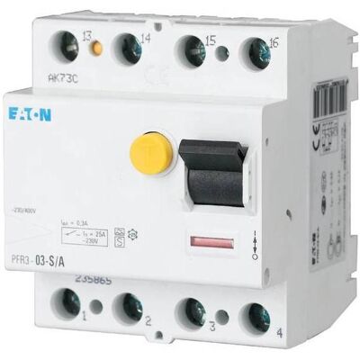 Eaton, Schutzschalter, FI-Schalter, 100A, 4p, 300mA, Typ S/A 290220 Eaton, Schutzschalter, FI-Schalter, 100A, 4p, 300mA, Typ S/A 290220